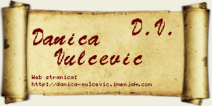 Danica Vulčević vizit kartica